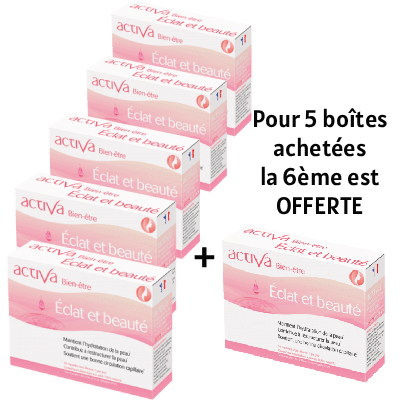 PACK 5+1 OFFERT BIEN ETRE ECLAT DE BEAUTE ACTIVA