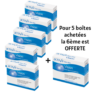 PACK 5+1 OFFERT BIEN ETRE VISION ACTIVA