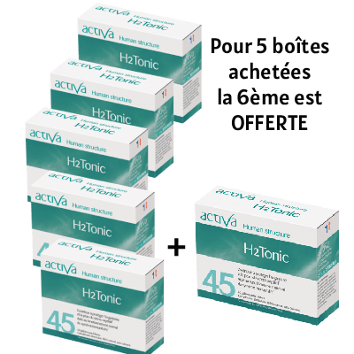 PACK 5+1 OFFERT H2 TONIC ACTIVA